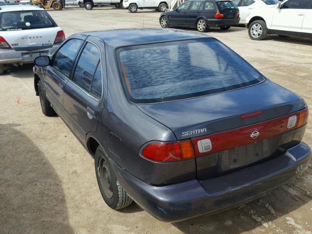 1N4AB41D8WC739301 - 1998 NISSAN SENTRA E CHARCOAL photo 3