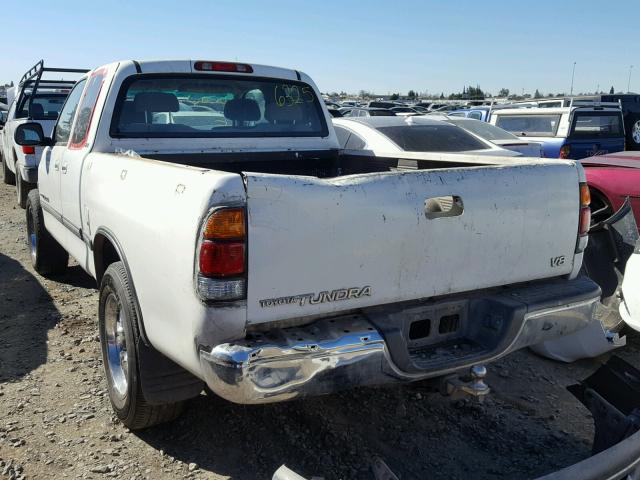 5TBRT3416YS063334 - 2000 TOYOTA TUNDRA ACC WHITE photo 3