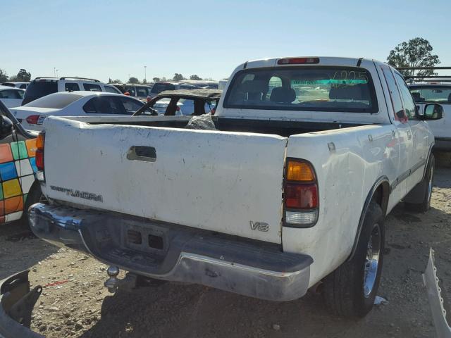 5TBRT3416YS063334 - 2000 TOYOTA TUNDRA ACC WHITE photo 4