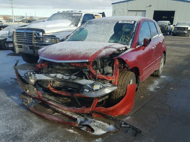 5J8TB18567A024127 - 2007 ACURA RDX TECHNO RED photo 2