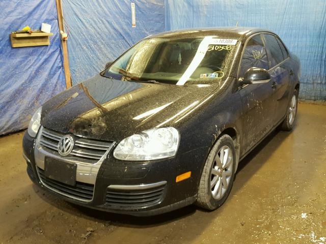 3VWRZ7AJ0AM106280 - 2010 VOLKSWAGEN JETTA SE BLACK photo 2