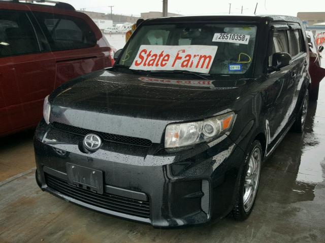 JTLZE4FE3B1118791 - 2011 TOYOTA SCION XB BLACK photo 2