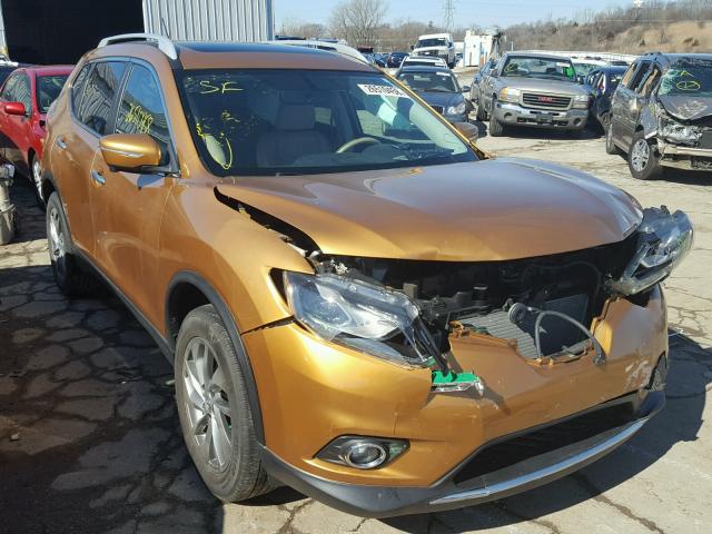 5N1AT2MV9EC837716 - 2014 NISSAN ROGUE S GOLD photo 1