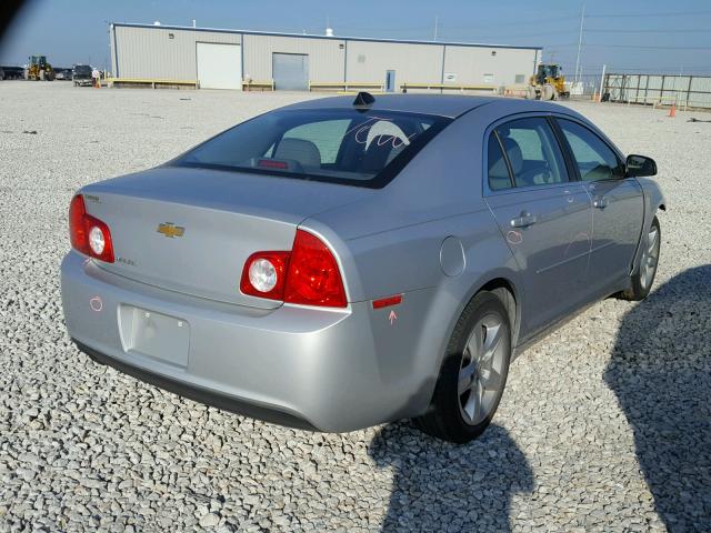 1G1ZB5E08CF111235 - 2012 CHEVROLET MALIBU LS ვერცხლისფერი ფოტო 4