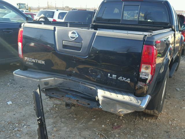 1N6AD06W97C407003 - 2007 NISSAN FRONTIER K BLACK photo 9