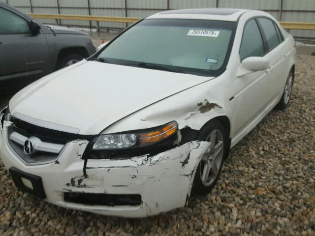 19UUA66236A060191 - 2006 ACURA 3.2TL WHITE photo 2