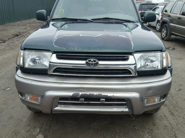 JT3HN87R219055347 - 2001 TOYOTA 4RUNNER LI GREEN photo 9