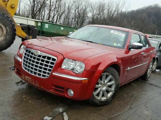 2C3LA63H26H455438 - 2006 CHRYSLER 300C RED photo 2