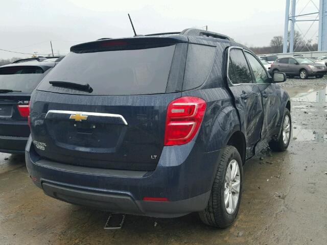 2GNALCEKXH1597690 - 2017 CHEVROLET EQUINOX LT BLUE photo 4