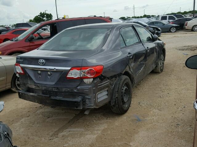 5YFBU4EE5DP113222 - 2013 TOYOTA COROLLA BA GRAY photo 4