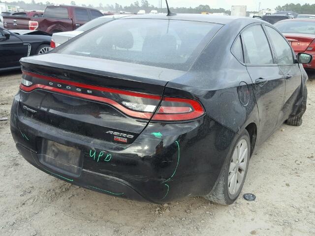 1C3CDFDH4FD126727 - 2015 DODGE DART SE AE BLACK photo 4