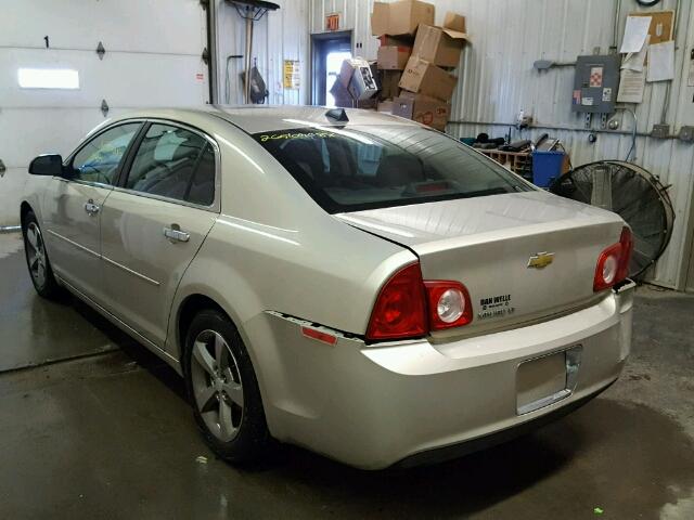 1G1ZC5E08CF191570 - 2012 CHEVROLET MALIBU 1LT 棕色 照片 3