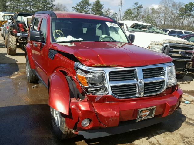 1D8GT58K08W127723 - 2008 DODGE NITRO SLT RED photo 1