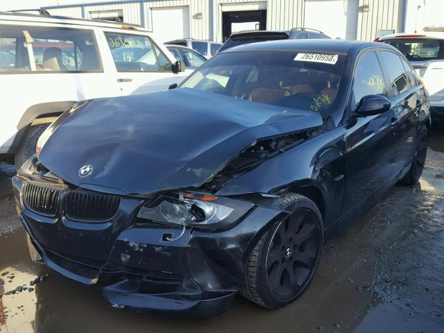 WBAVD33536KL52874 - 2006 BMW 330 XI BLACK photo 2