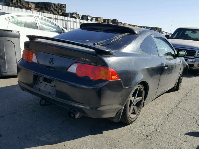 JH4DC53072C028394 - 2002 ACURA RSX TYPE-S BLACK photo 4