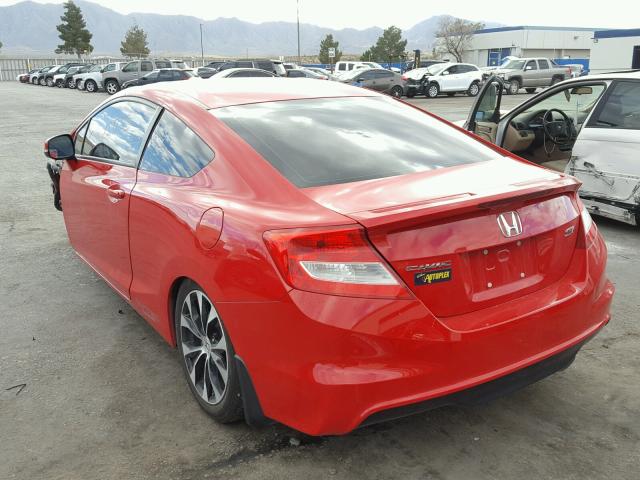 2HGFG4A54DH700856 - 2013 HONDA CIVIC SI RED photo 3