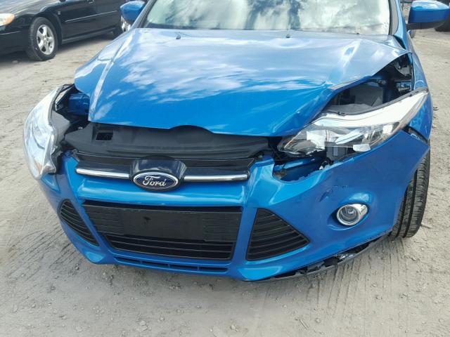 1FAHP3K27CL433631 - 2012 FORD FOCUS SE BLUE photo 9