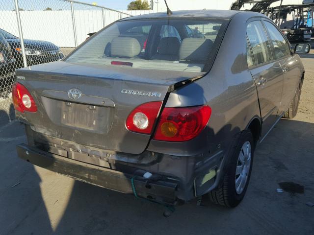 1NXBR32E84Z254753 - 2004 TOYOTA COROLLA CE GRAY photo 4