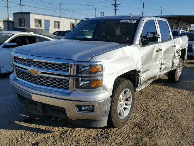 3GCPCREC9EG570661 - 2014 CHEVROLET SILVERADO SILVER photo 2