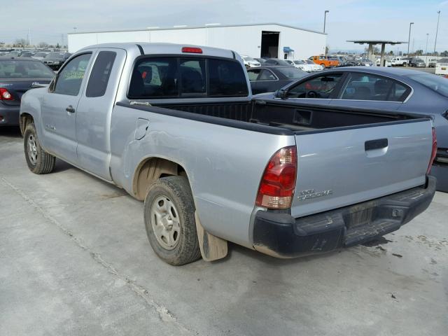 5TETX22N97Z445280 - 2007 TOYOTA TACOMA ACC SILVER photo 3