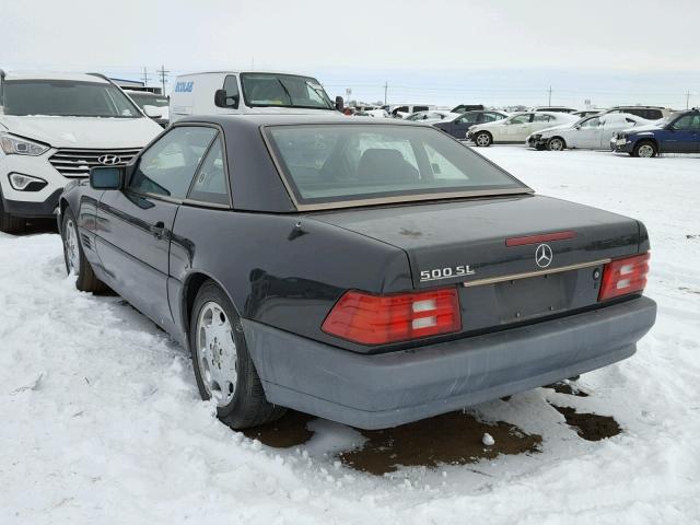 WDBFA61E2NF047599 - 1992 MERCEDES-BENZ 300 SL BLACK photo 3