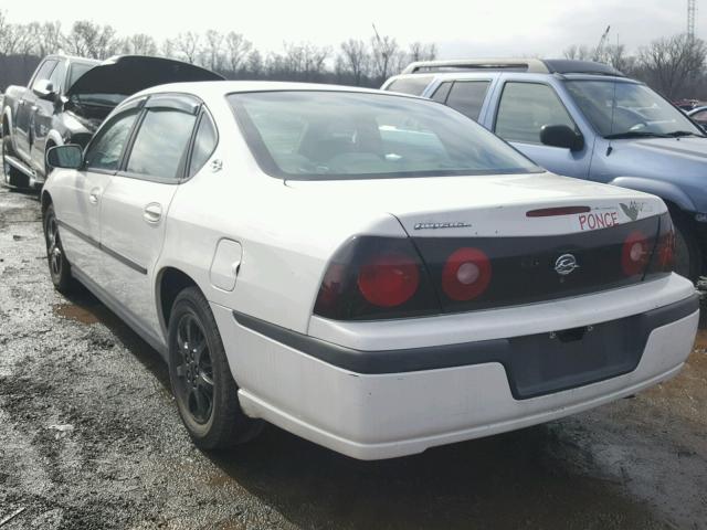 2G1WF55E759371883 - 2005 CHEVROLET IMPALA 白色 照片 3