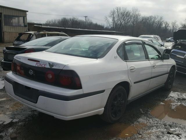 2G1WF55E759371883 - 2005 CHEVROLET IMPALA 白色 照片 4
