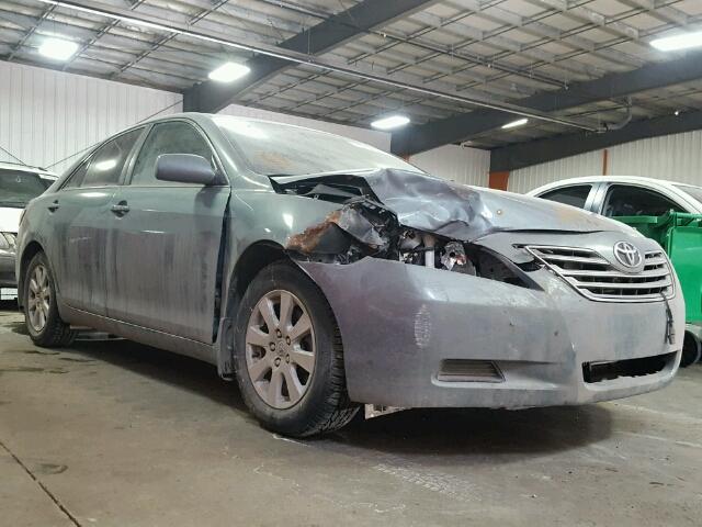 4T1BB46K98U034649 - 2008 TOYOTA CAMRY HYBR BLUE photo 9