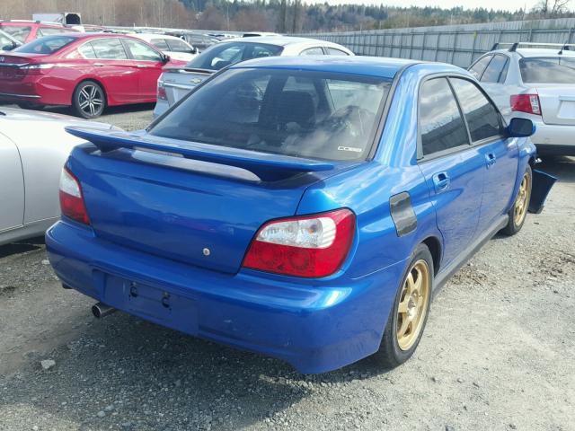 JF1GD29633G507675 - 2003 SUBARU IMPREZA WR BLUE photo 4