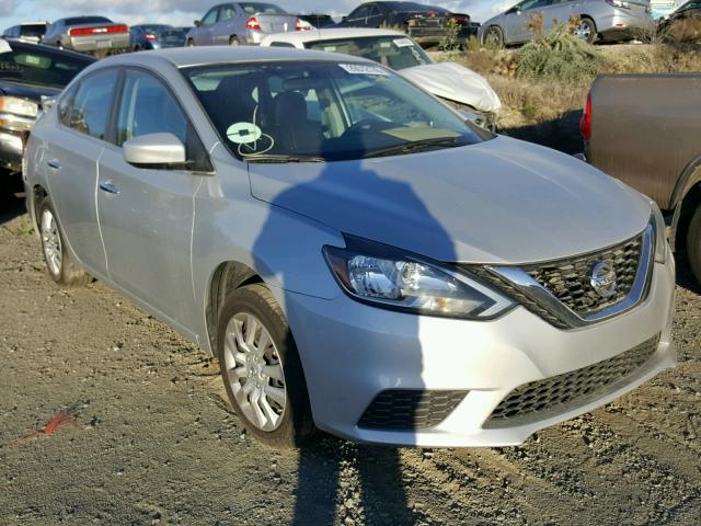 3N1AB7AP4GL644975 - 2016 NISSAN SENTRA S SILVER photo 1