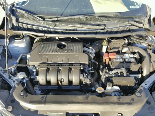 3N1AB7AP4GL644975 - 2016 NISSAN SENTRA S SILVER photo 7