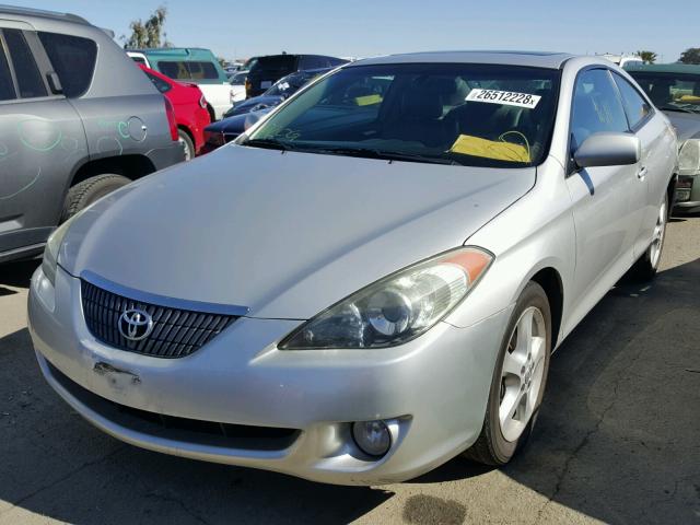 4T1CA30P14U011060 - 2004 TOYOTA CAMRY SOLA SILVER photo 2