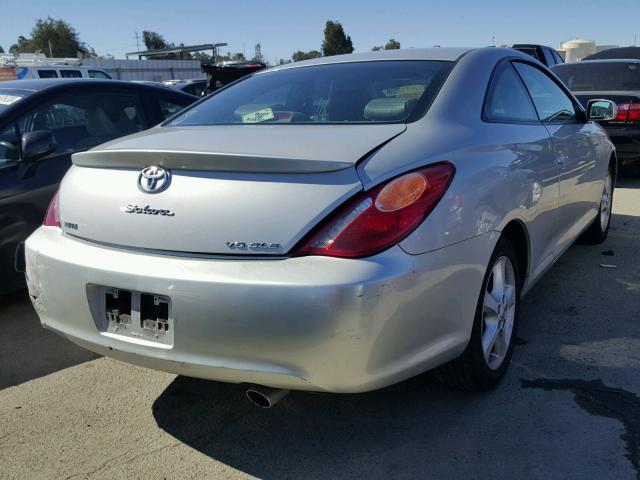 4T1CA30P14U011060 - 2004 TOYOTA CAMRY SOLA SILVER photo 4