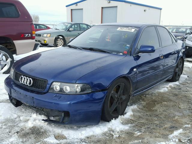 WAURD68D11A076776 - 2001 AUDI S4 2.7 QUA BLUE photo 2