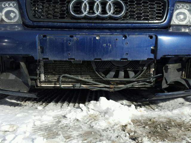 WAURD68D11A076776 - 2001 AUDI S4 2.7 QUA BLUE photo 9