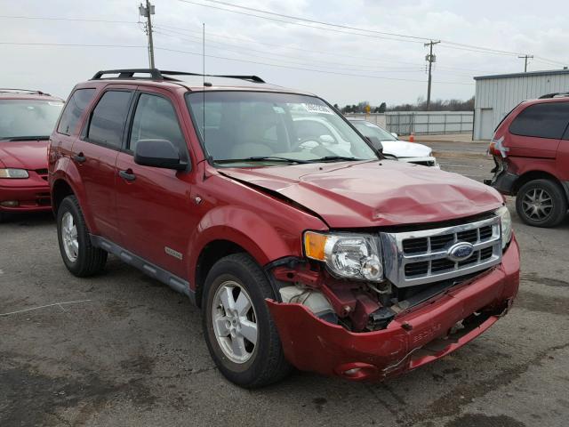 1FMCU03198KA56472 - 2008 FORD ESCAPE XLT RED photo 1