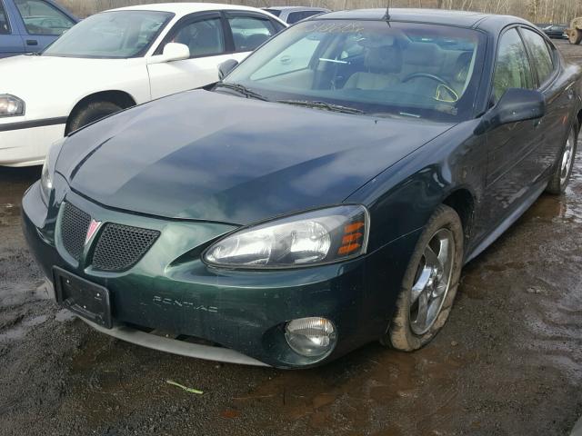 2G2WR524941191719 - 2004 PONTIAC GRAND PRIX GREEN photo 2