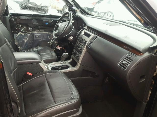 2FMGK5CC6BBD07391 - 2011 FORD FLEX SEL შავი ფოტო 5