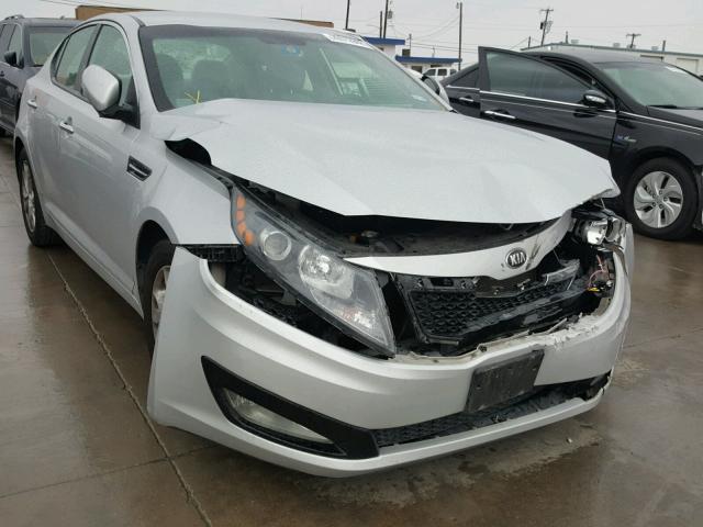 5XXGM4A77DG225770 - 2013 KIA OPTIMA LX SILVER photo 1