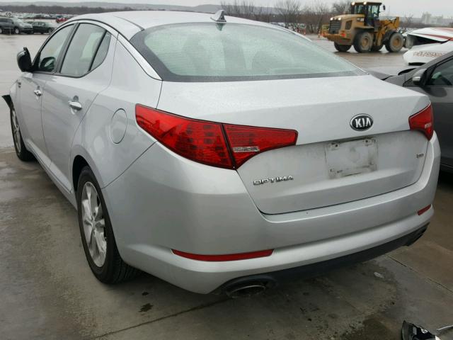 5XXGM4A77DG225770 - 2013 KIA OPTIMA LX SILVER photo 3