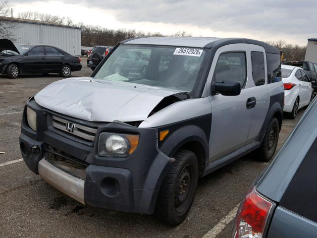 5J6YH28397L013421 - 2007 HONDA ELEMENT LX SILVER photo 2