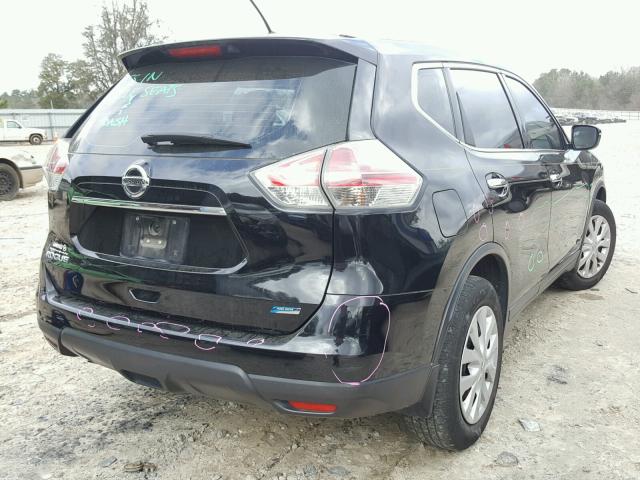 5N1AT2MTXEC850585 - 2014 NISSAN ROGUE S BLACK photo 4