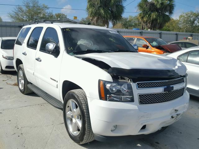 1GNFC13038R140156 - 2008 CHEVROLET TAHOE C150 WHITE photo 1