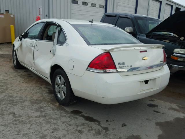 2G1WT58K481358134 - 2008 CHEVROLET IMPALA LT WHITE photo 3