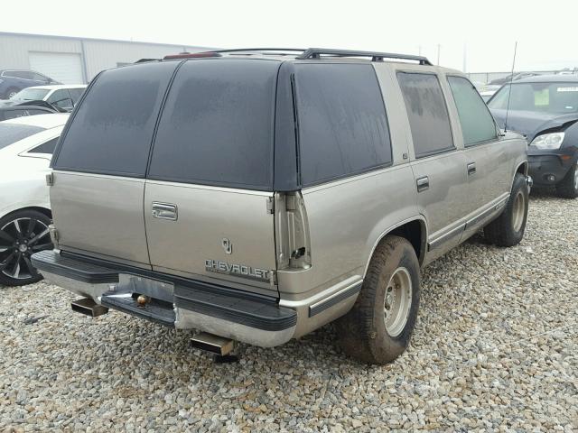 1GNEC13R9WR136507 - 1998 CHEVROLET TAHOE C150 BEIGE photo 4