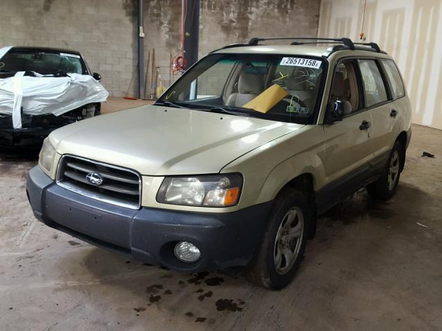 JF1SG63683H771695 - 2003 SUBARU FORESTER 2 GOLD photo 2