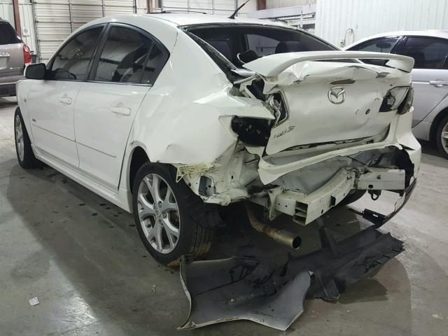 JM1BK323471651910 - 2007 MAZDA 3 S WHITE photo 3