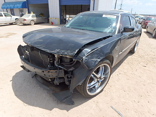 2B3CA3CV2AH214182 - 2010 DODGE CHARGER SX BLACK photo 2