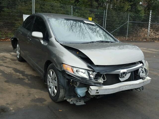 2HGFA16567H313108 - 2007 HONDA CIVIC LX GRAY photo 1