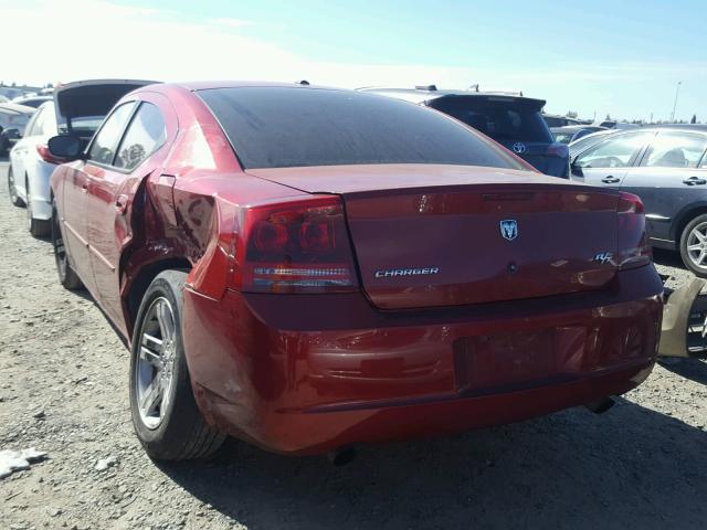 2B3KA53H97H602374 - 2007 DODGE CHARGER R/ RED photo 3